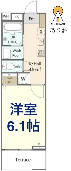 AURORA桜木町の間取り