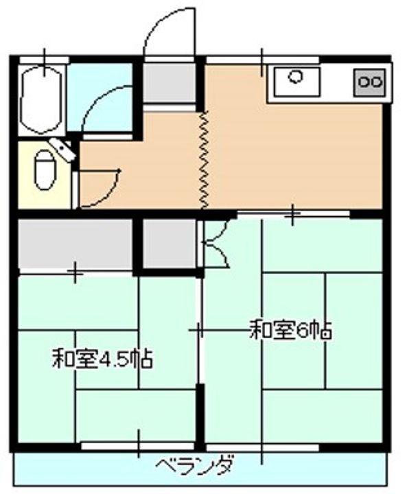 岡山県岡山市南区泉田4(アパート)の賃貸物件の間取り