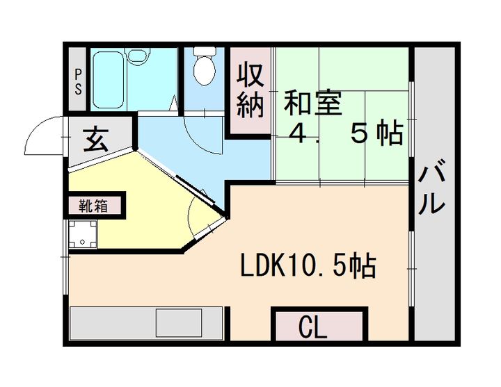 新山荘の間取り
