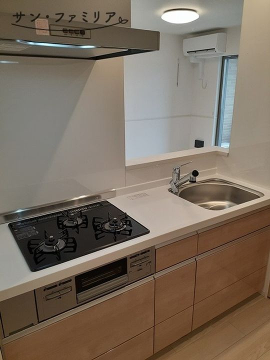 愛知県豊橋市西岩田4(アパート)の賃貸物件のキッチン