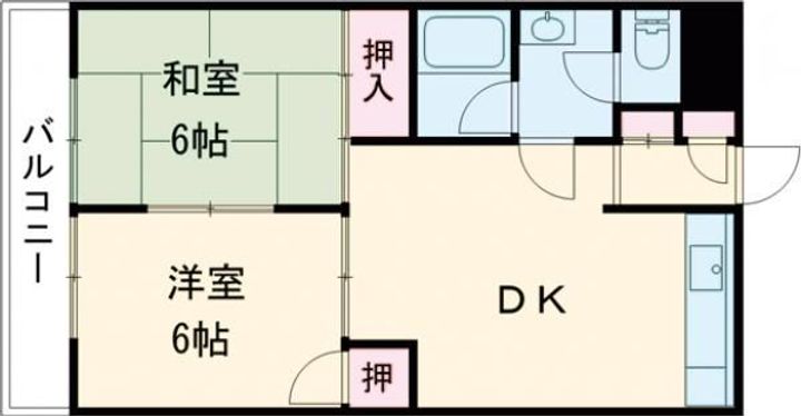 セントポーリア太秦Iの間取り