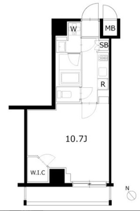東京都江東区豊洲1(マンション)の賃貸物件の間取り