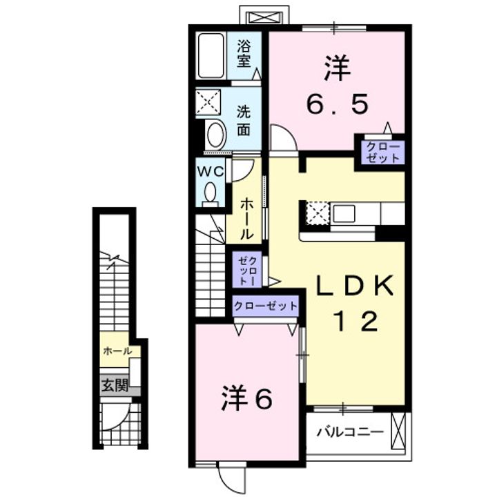 千葉県船橋市夏見6(アパート)の賃貸物件の間取り