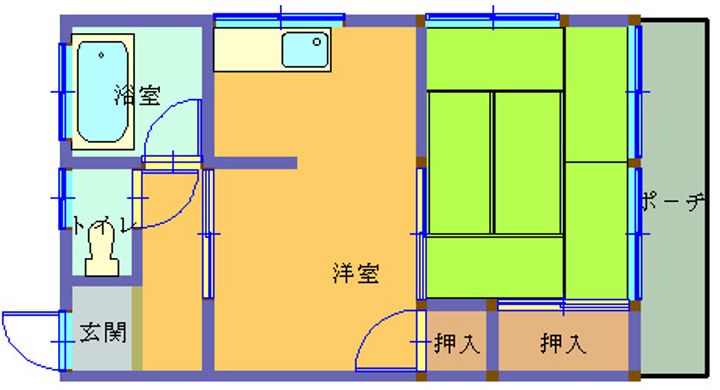 水野アパートの間取り