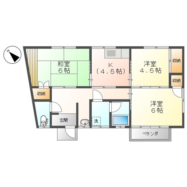 クラハウスの間取り