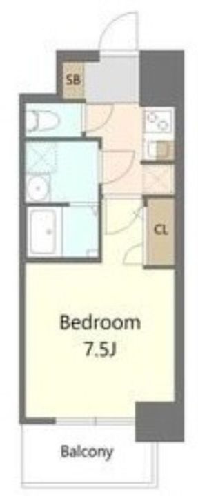S-RESIDENCE堺浜寺broadの間取り