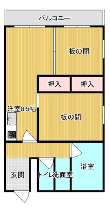 共和サンビルの間取り