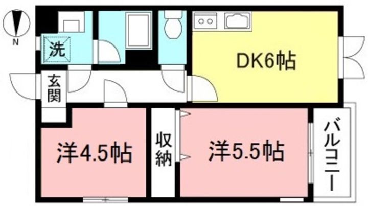 グリーンヴィラロカの間取り