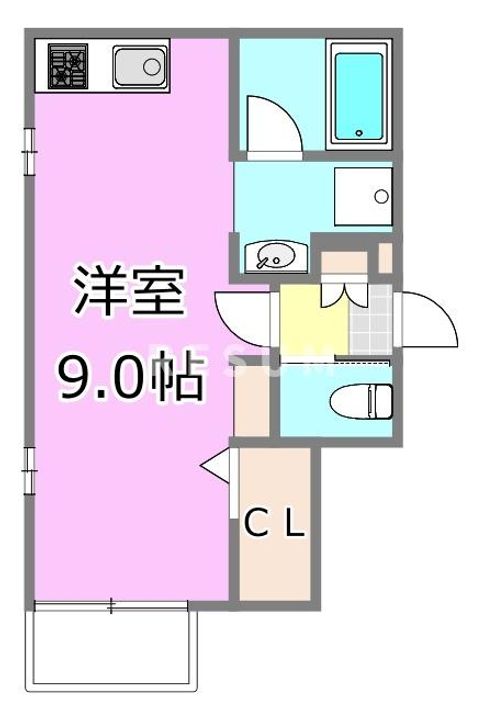 千葉県千葉市中央区葛城2(アパート)の賃貸物件の間取り