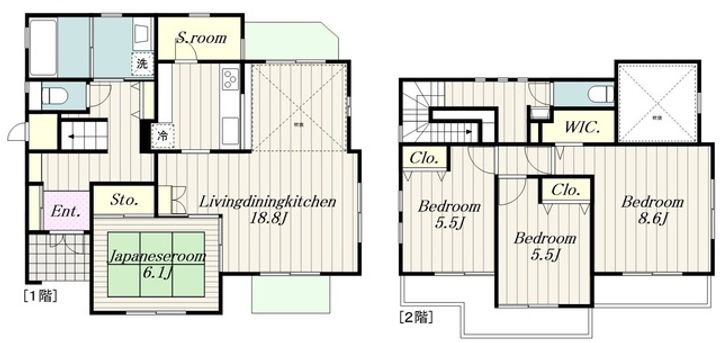東京都町田市薬師台2(一戸建)の賃貸物件の間取り