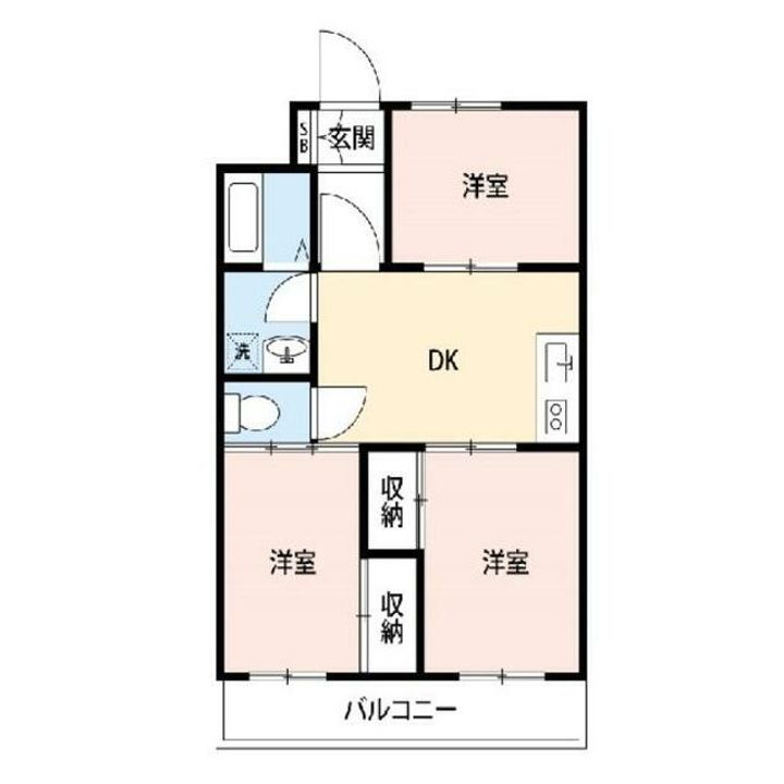 東京都板橋区成増4(マンション)の賃貸物件の間取り