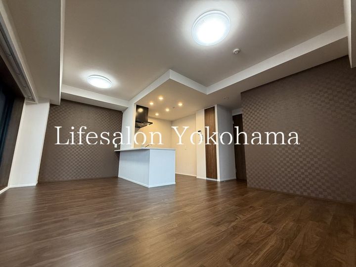 神奈川県横浜市港北区新横浜1(マンション)の賃貸物件の居間