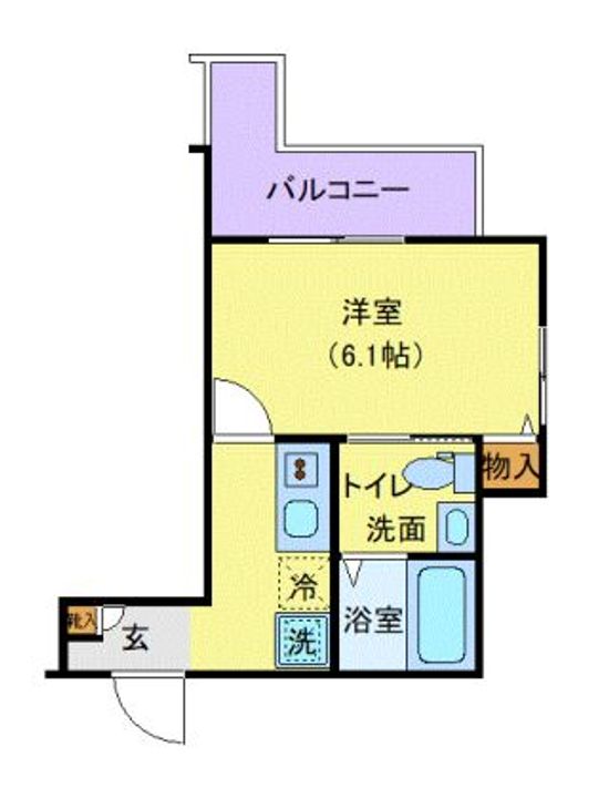 Oasis弘明寺 A棟の間取り