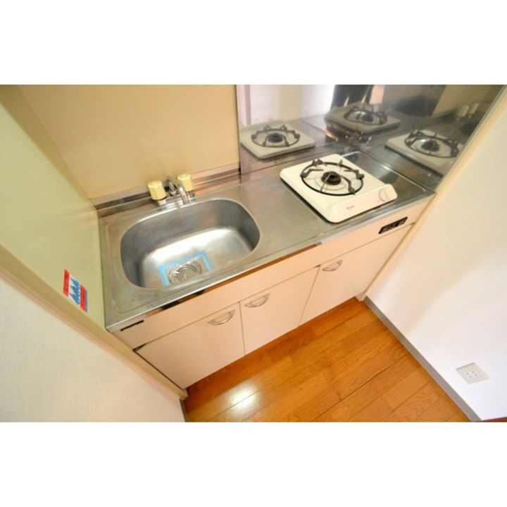 広島県広島市中区河原町(マンション)の賃貸物件のキッチン