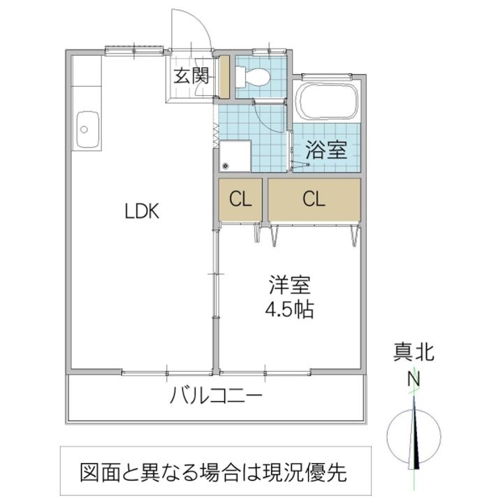 ルポール福原の間取り