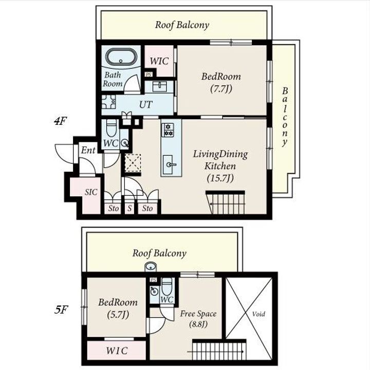コンポジット新宿柏木の間取り