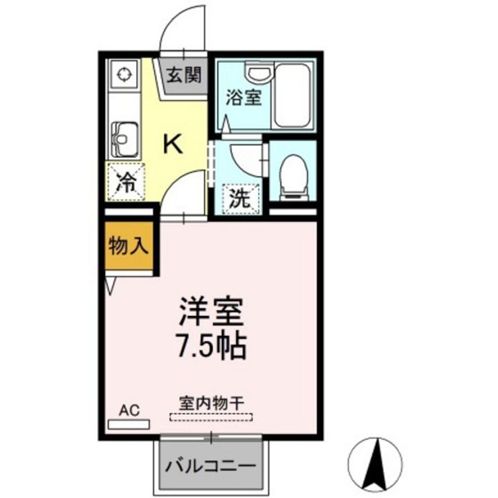 ドミールTOMOの間取り