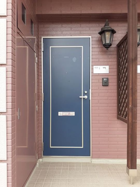 福島県福島市瀬上町字薬師前(アパート)の賃貸物件の玄関