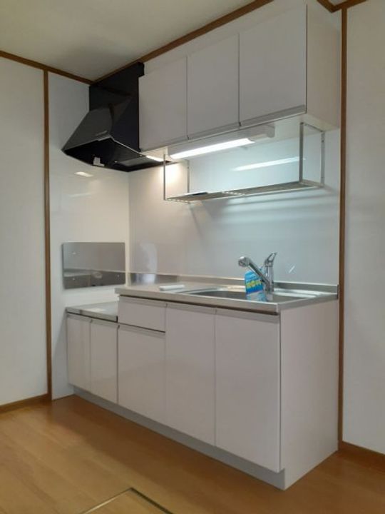 福島県福島市瀬上町字薬師前(アパート)の賃貸物件のキッチン