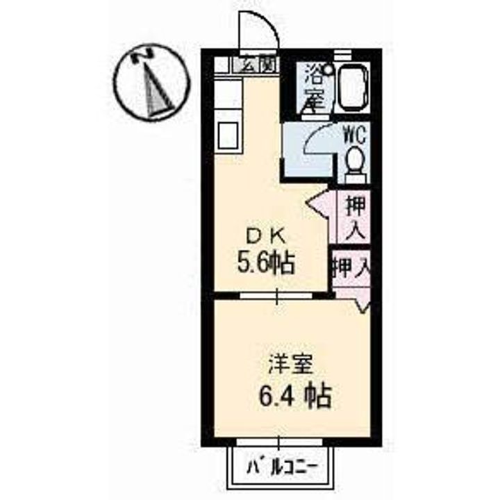 第二グリーンコーポN A棟の間取り