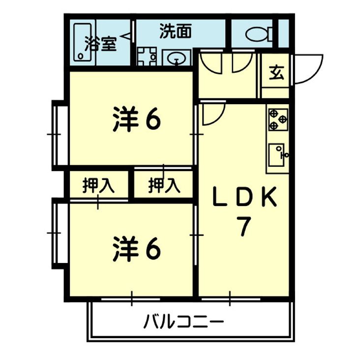 光の森グッディポイントIの間取り