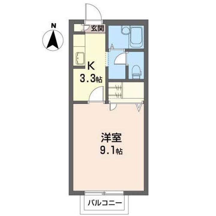 メゾン・フリージアの間取り