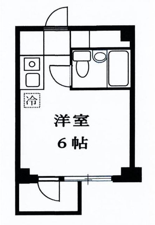 東村山ペガサスビル B館の間取り