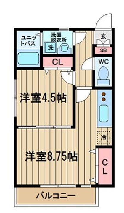 東京都武蔵野市吉祥寺東町2(アパート)の賃貸物件の間取り