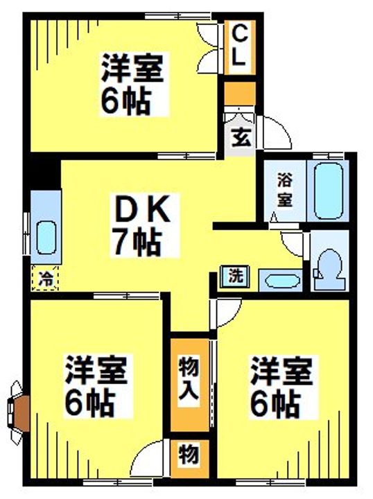 東京都調布市佐須町4(アパート)の賃貸物件の間取り