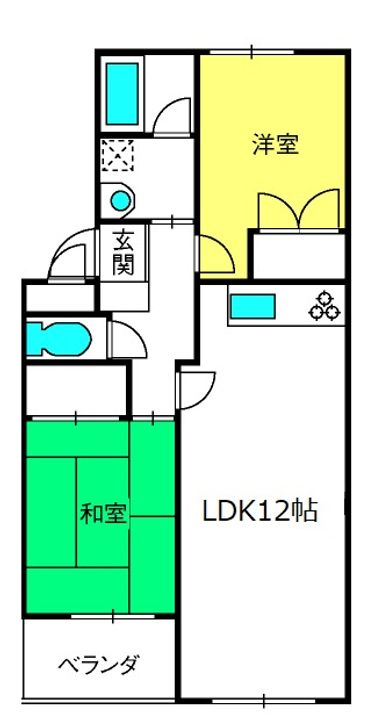 リヴェールの間取り
