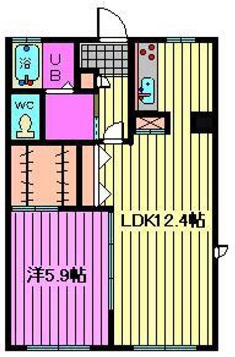 埼玉県さいたま市桜区中島1(マンション)の賃貸物件の間取り