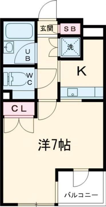 プライマリー桜新町の間取り