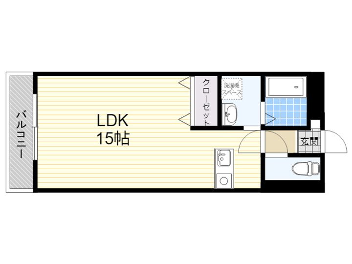 ベルドミール1番館の間取り
