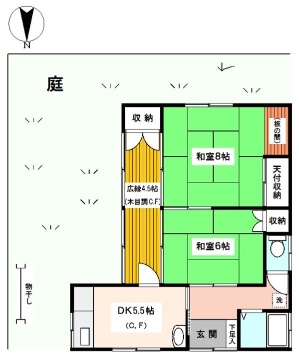 神奈川県横浜市保土ヶ谷区上菅田町(一戸建)の賃貸物件の間取り