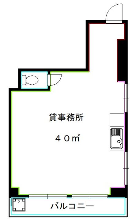 東京都中野区中央3(マンション)の賃貸物件の間取り