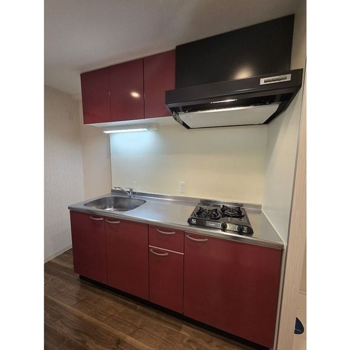 新潟県新潟市中央区笹口1(マンション)の賃貸物件のキッチン