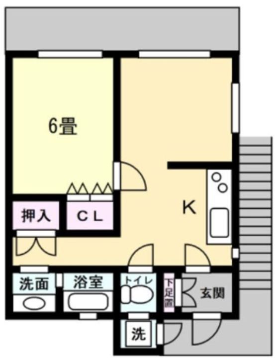 東京都杉並区成田東2(アパート)の賃貸物件の間取り