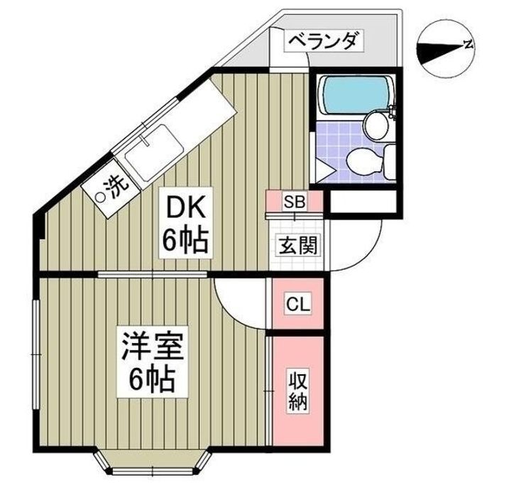 レインボーロッジの間取り