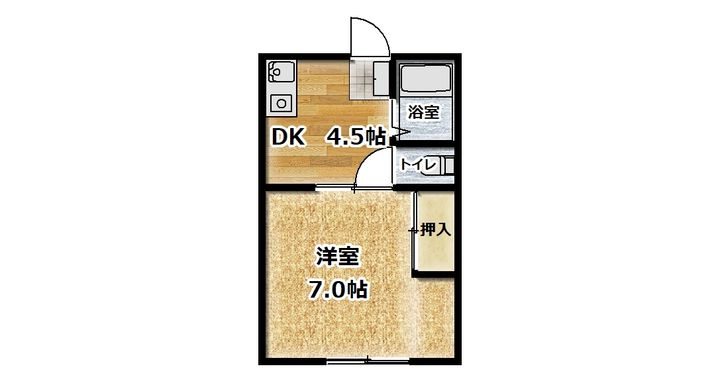 パナハイツFの間取り