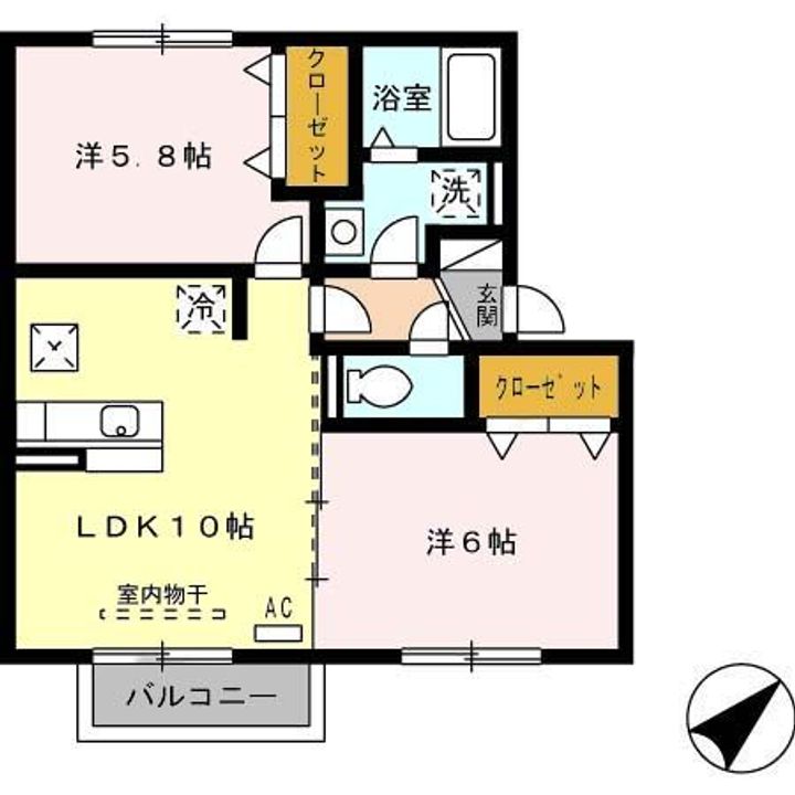 Trois Jours Iの間取り