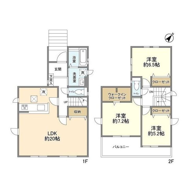 埼玉県さいたま市南区大字大谷口(一戸建)の賃貸物件の間取り