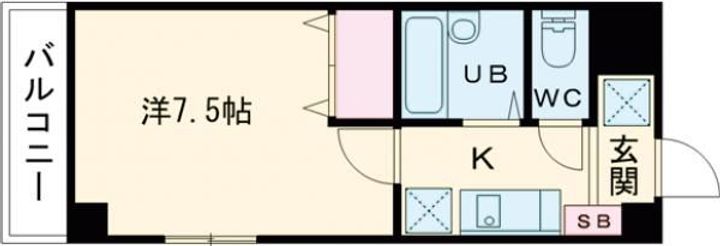 滋賀県草津市野路1(マンション)の賃貸物件の間取り