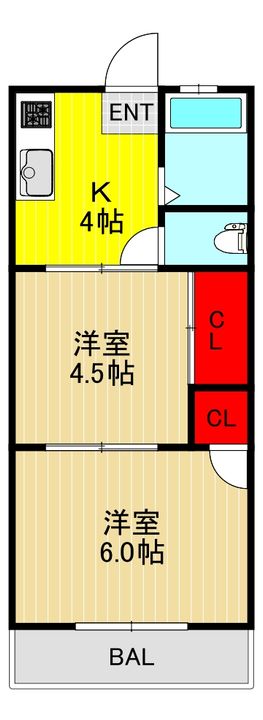 レジデンス西川口の間取り