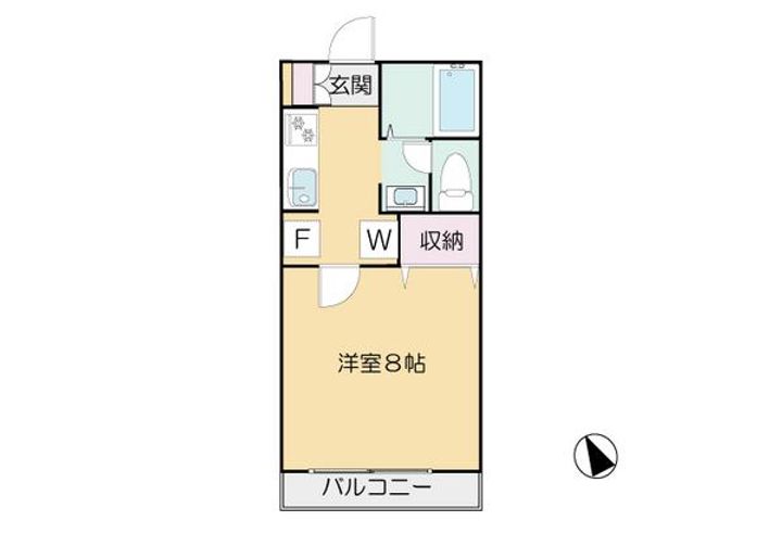 ハレリノ上野毛の間取り