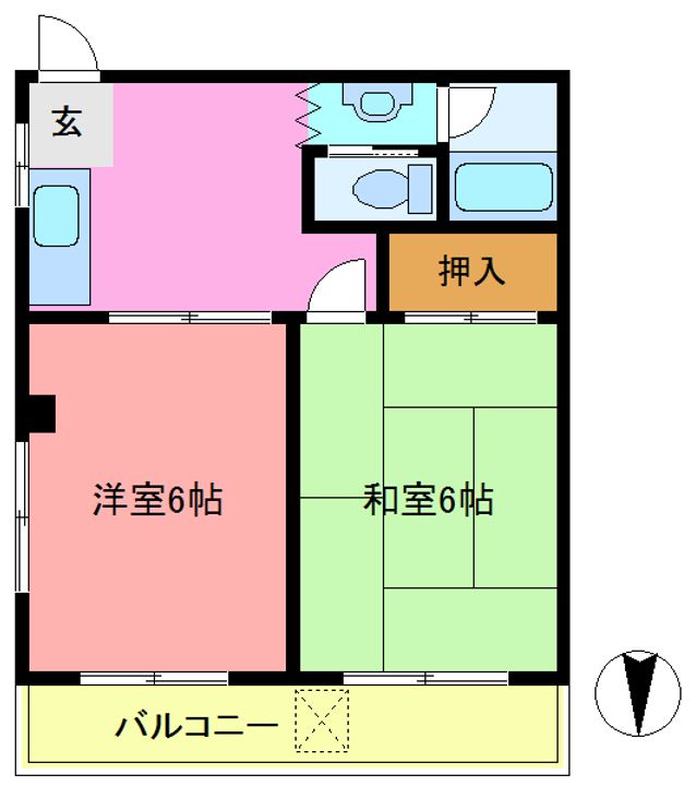 東京都墨田区八広4(マンション)の賃貸物件の間取り