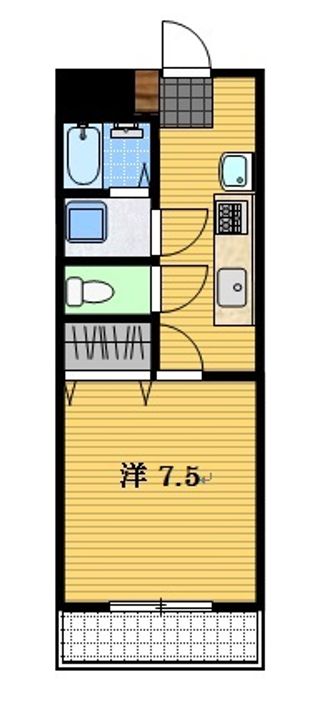 カレンドールの間取り