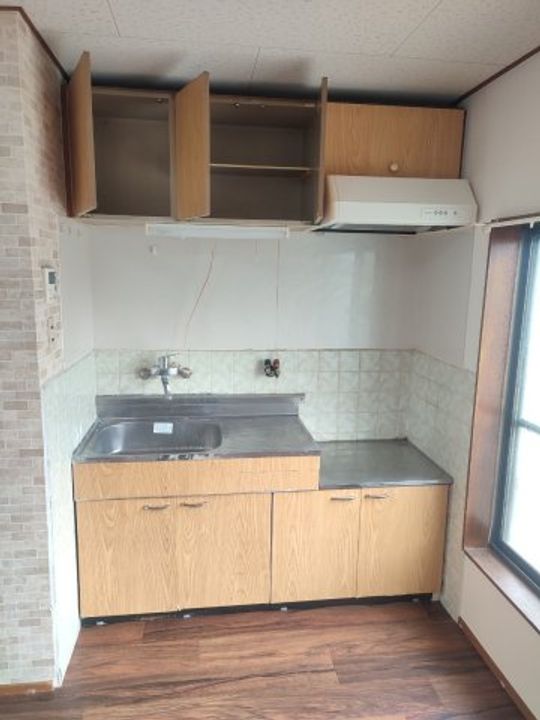 大阪府大阪市東住吉区住道矢田8(一戸建)の賃貸物件のキッチン