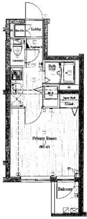 AQUA SWEET NIPPORIの間取り