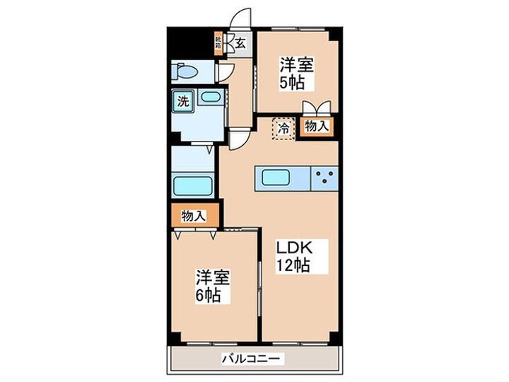 東京都多摩市馬引沢2(マンション)の賃貸物件の間取り