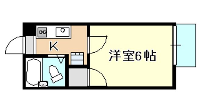 岡山県倉敷市二子(アパート)の賃貸物件の間取り